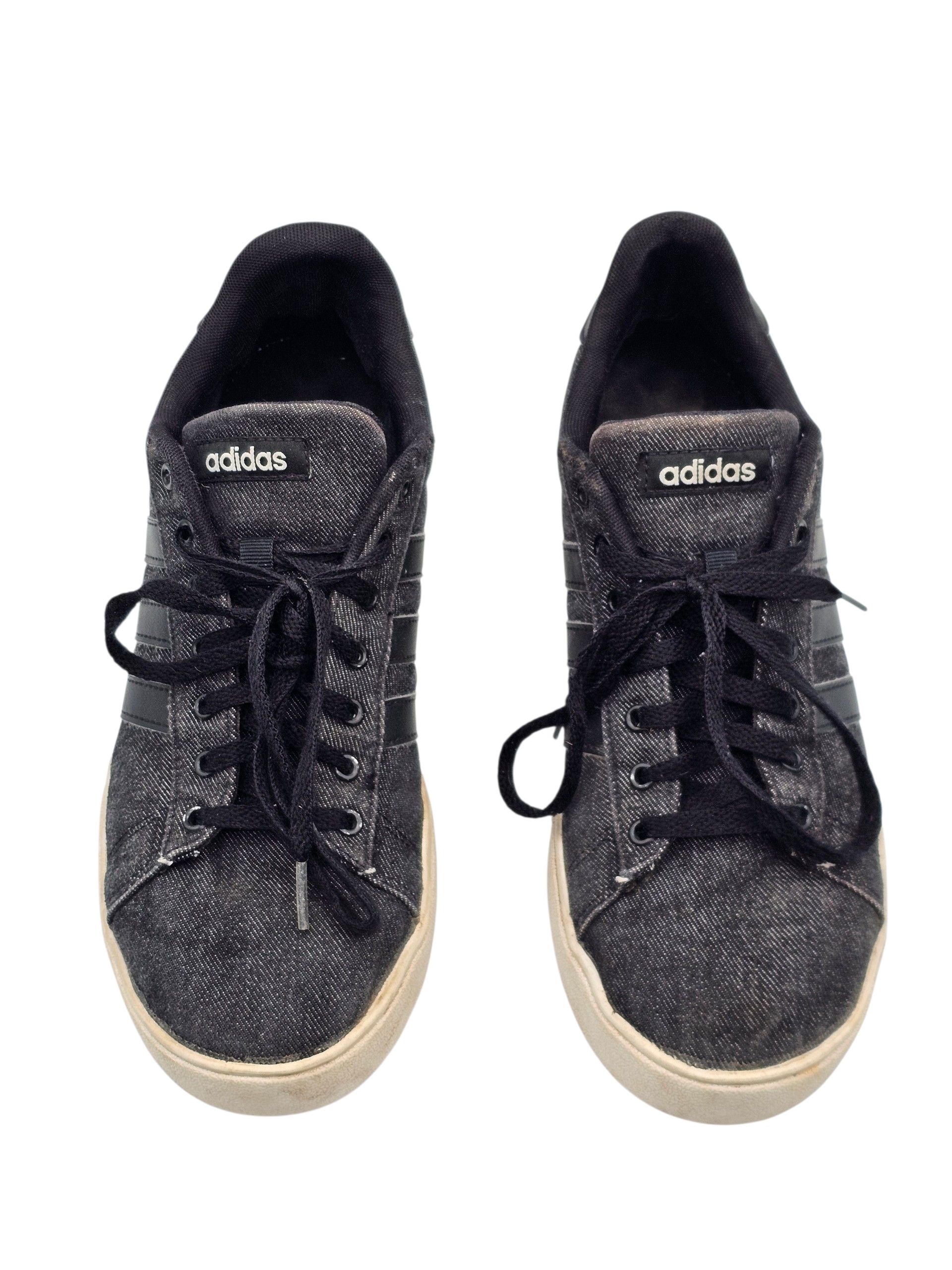 Adidas Men's Black Casual Lace-Up Sneakers